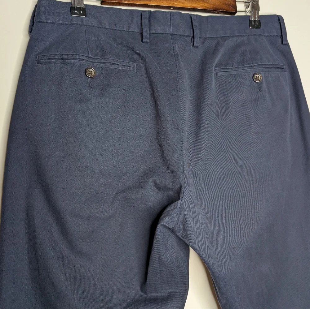 J. Crew Bowery Men's Slim Navy Blue Work Pants Slacks Size Waist 33 Length 30